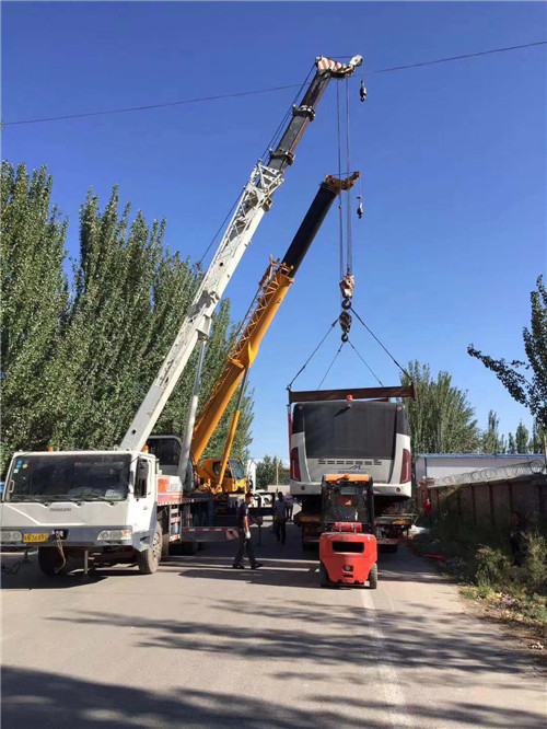 景泰县港口集装箱搬运案例